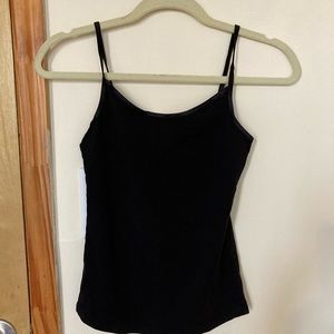 Organic Cotton Black Camisole, Truth Alone size S